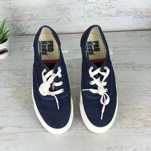 Pro Keds Low Top Blue Canvas Lace Up Sneakers WOMENS Size 7 (PW49344) EUC - Picture 8 of 10
